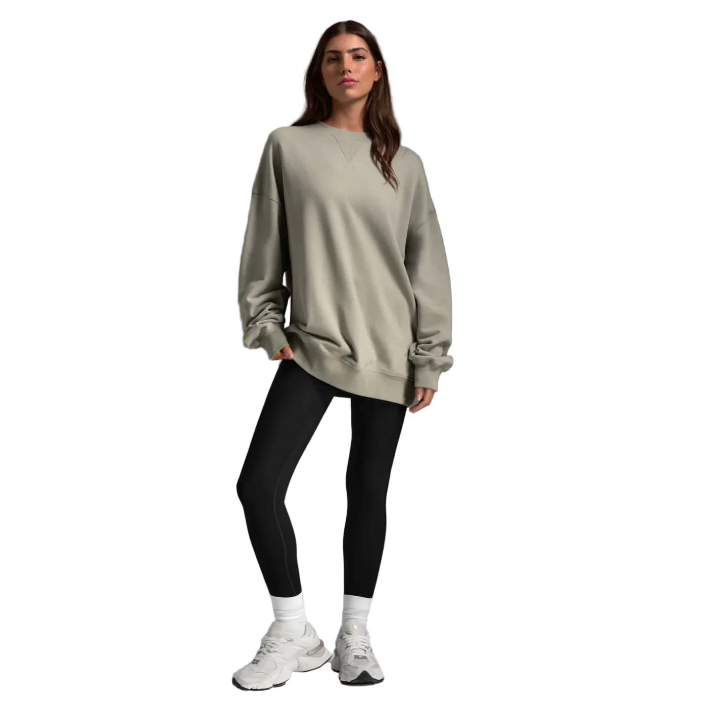 2XU Unisex EZ Oversized Organic Cotton Crew - Image 3