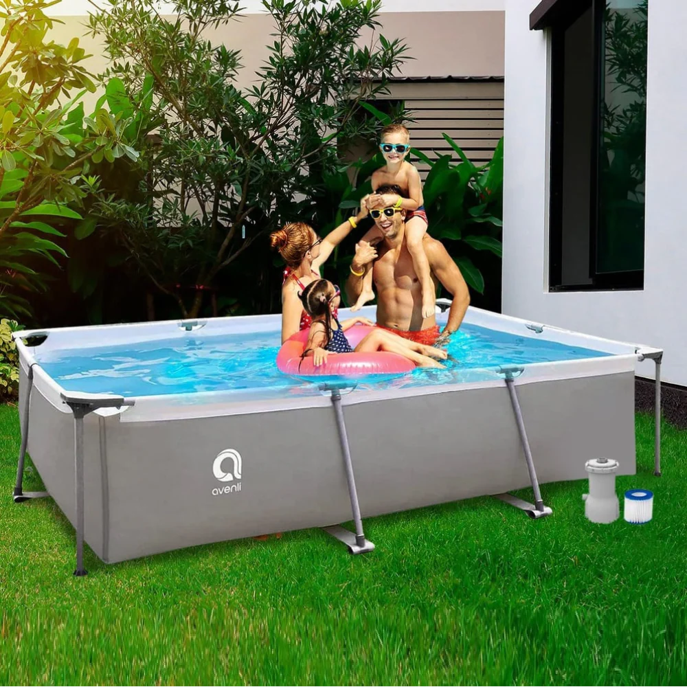 Avenli 3m x 2m Rectangular Frame Pool - Image 2