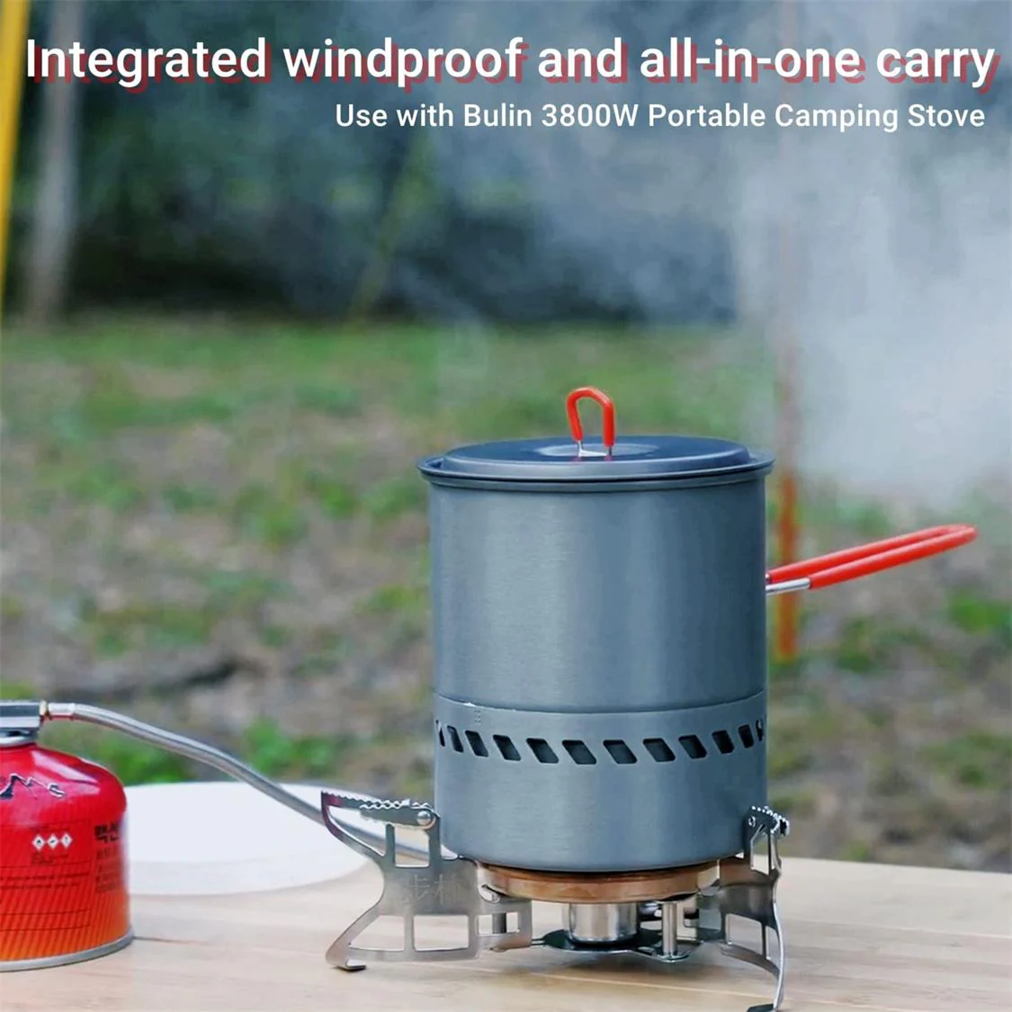 Bulin Camping Cooking Pot with Heat Exchanger - Image 5