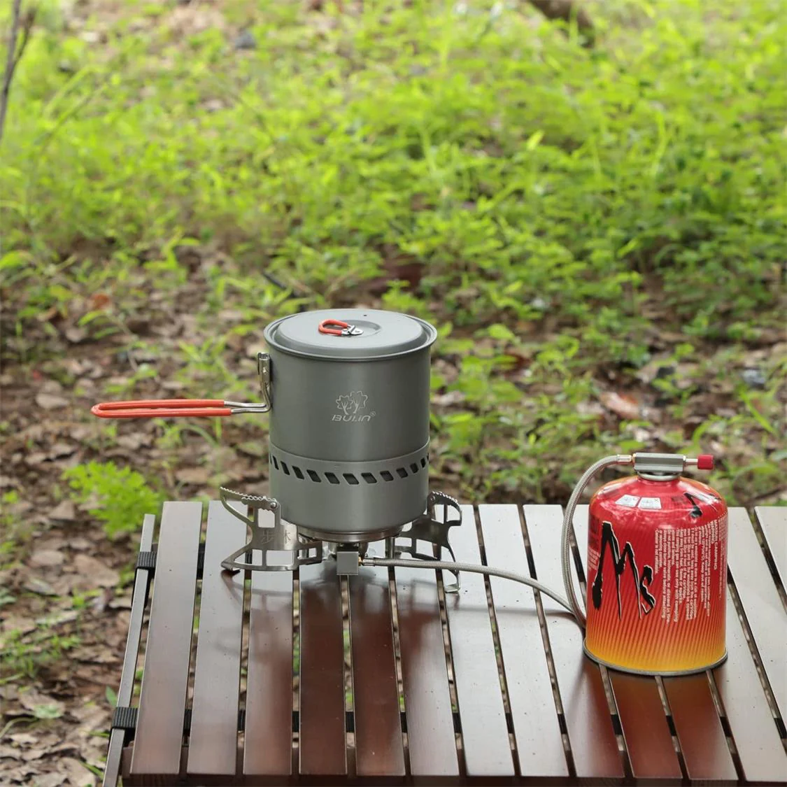 Bulin Camping Cooking Pot with Heat Exchanger - Image 6
