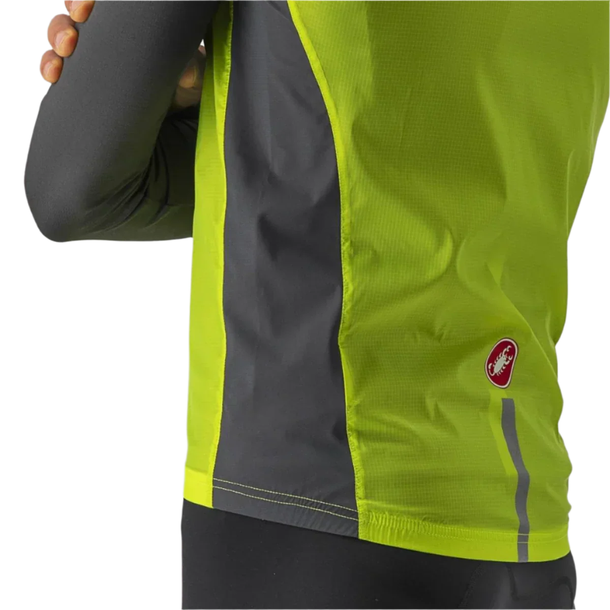 Castelli Vest Squadra Electric Lime/Dark Gray - Image 5