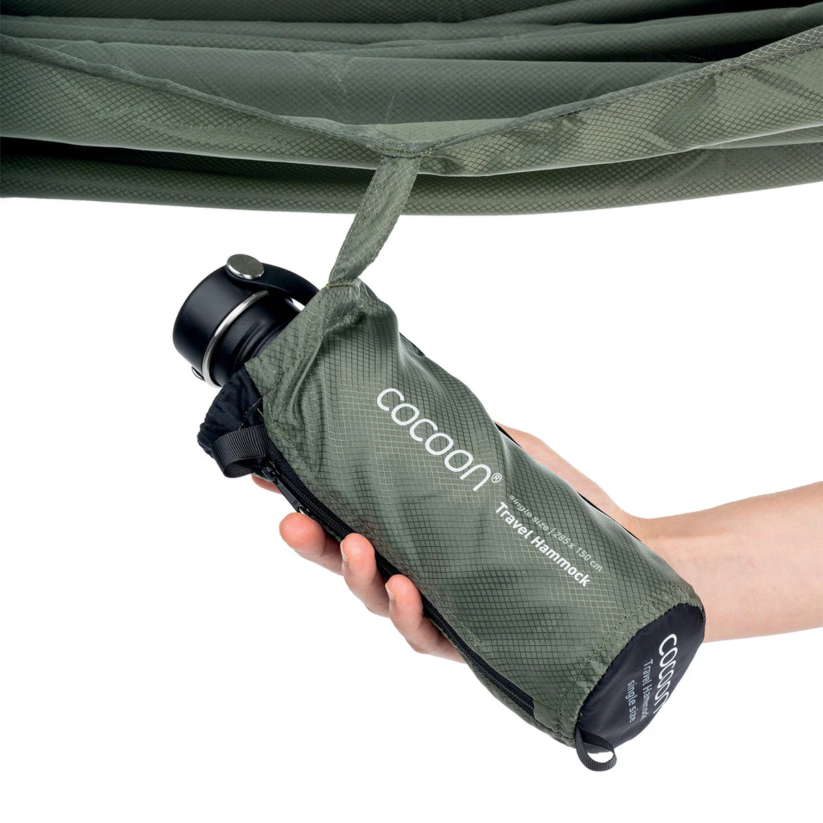 Cocoon Single Travel Hammock-Island Green + Tree Strap Set - Image 11