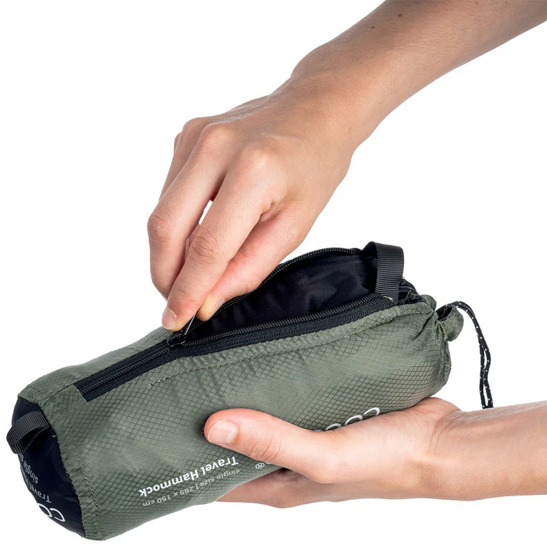 Cocoon Single Travel Hammock-Island Green + Tree Strap Set - Image 6
