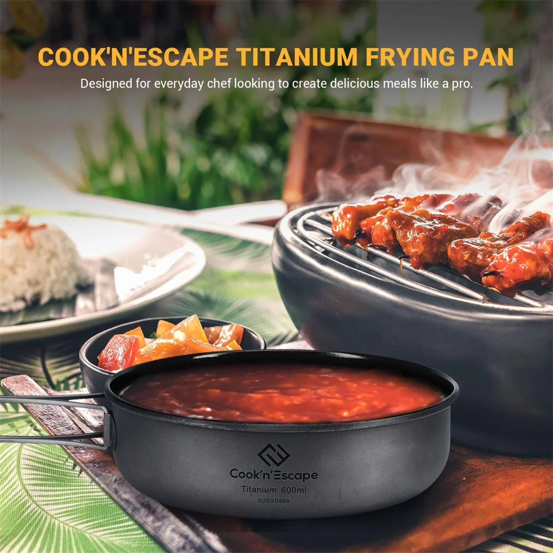 Cook'n'Escape Titanium Frying Pan - Image 5