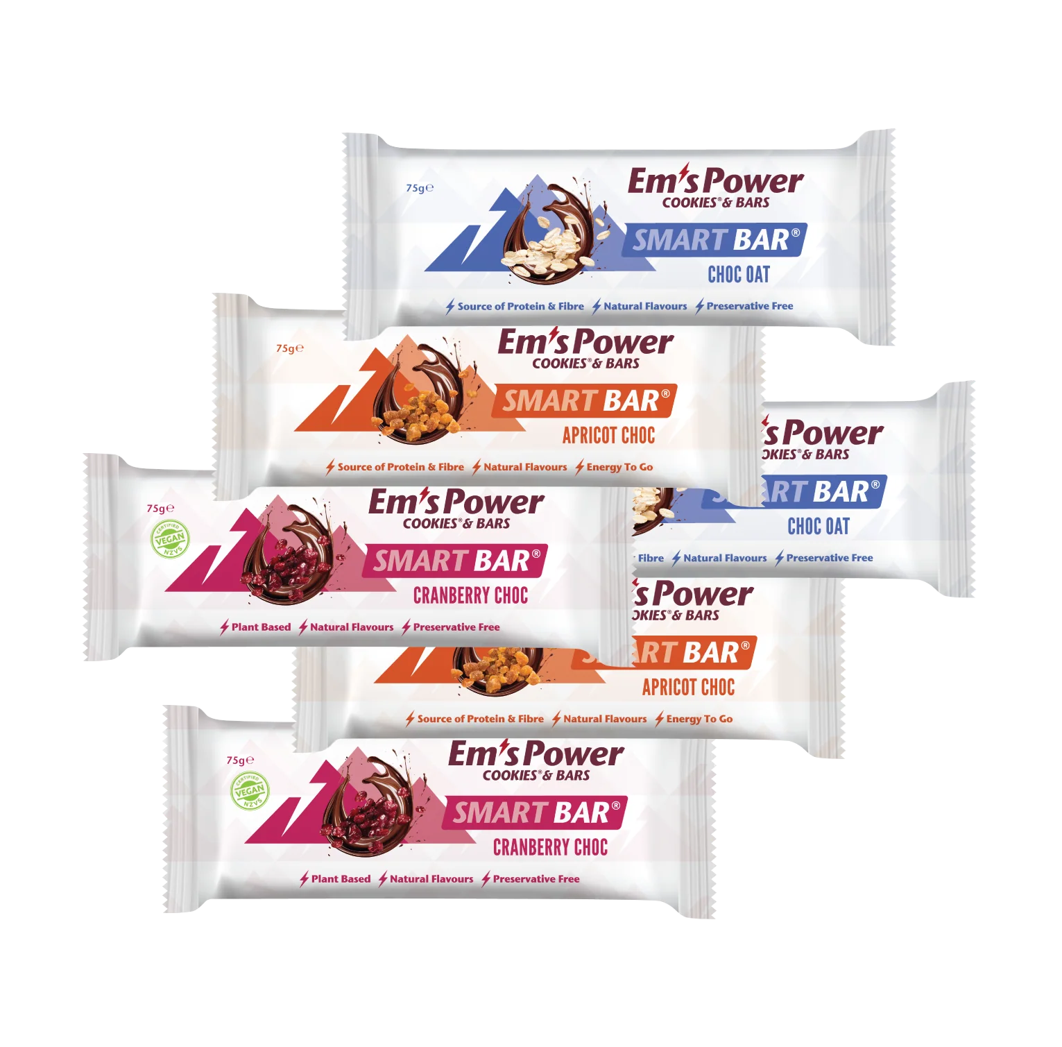 Em's Power Smart Bars - 6 Bars - Image 4