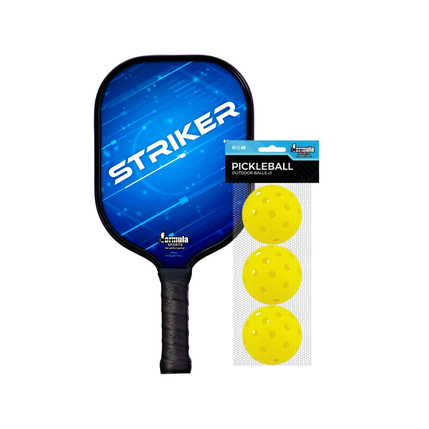 Formula Sports Pickleball Striker Paddle With Balls - Image 2