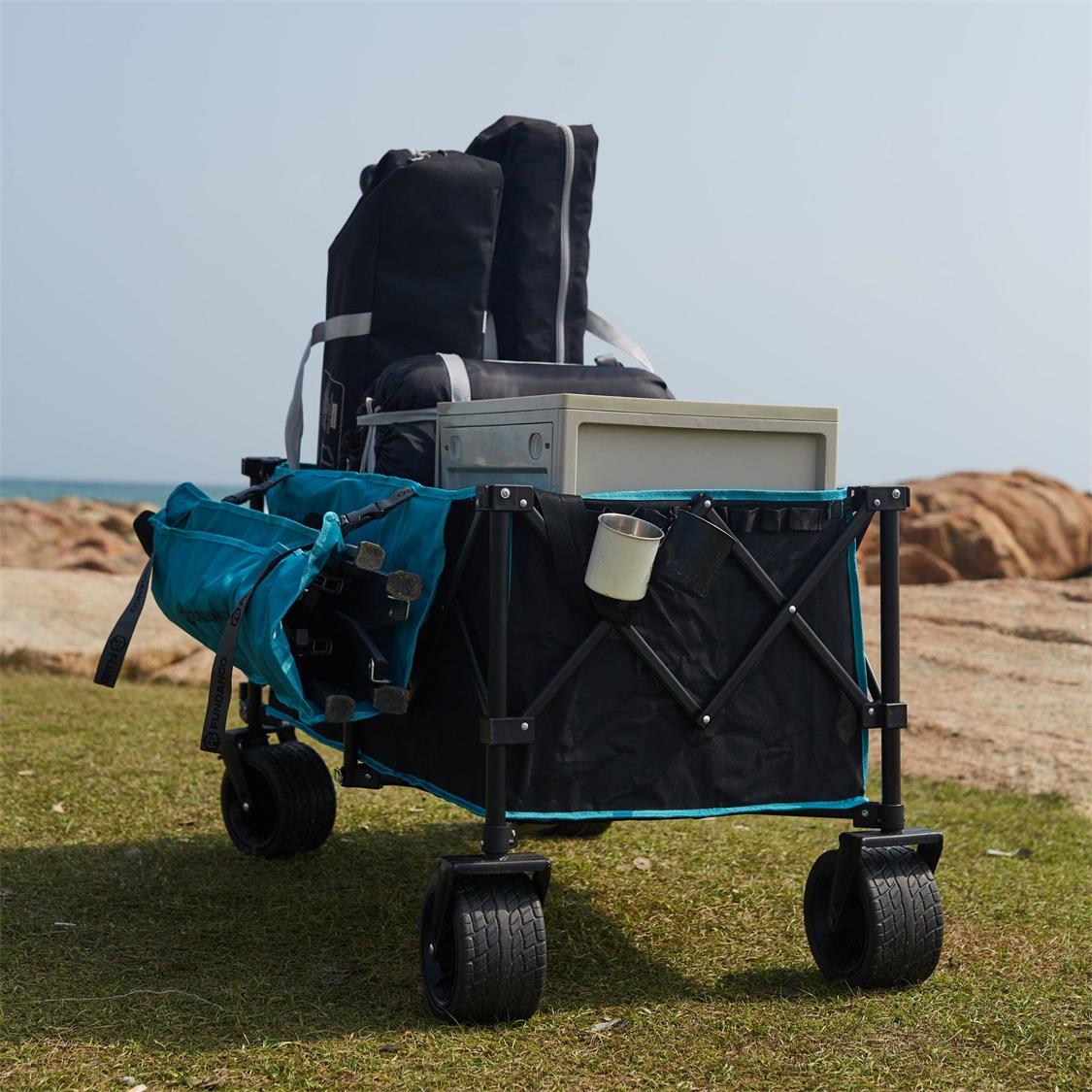 Fundango Heavy Duty Folding Beach Wagon - Image 8