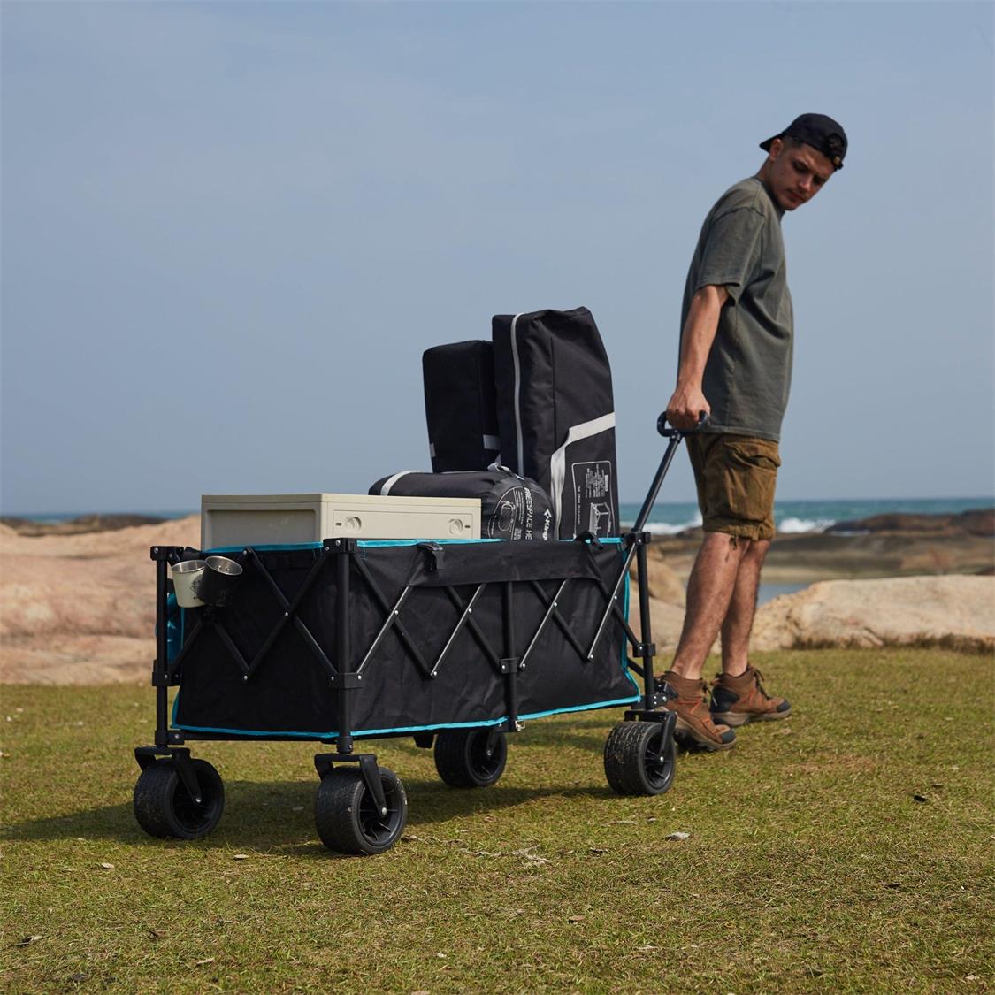 Fundango Heavy Duty Folding Beach Wagon - Image 9