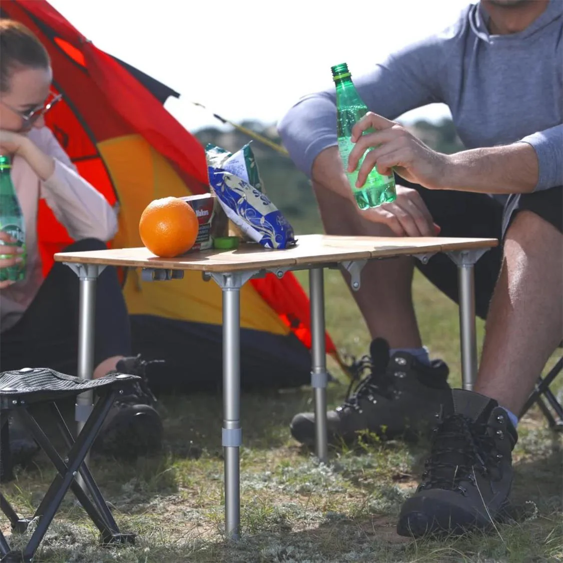 KingCamp Bamboo Folding Table - Image 4