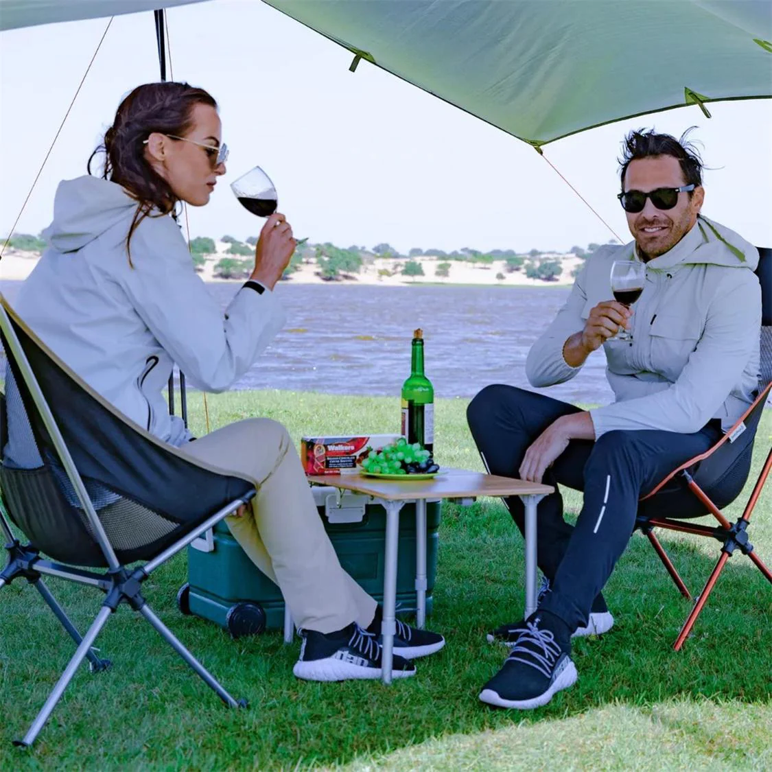 KingCamp Bamboo Folding Table - Image 5