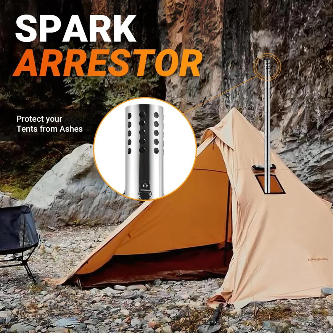 KingCamp Surefire Stove Stainless Steel - Image 5