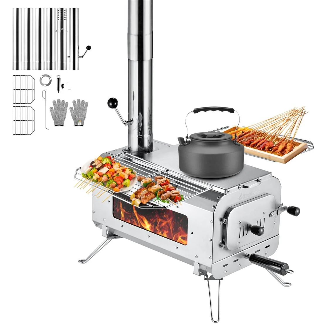 KingCamp Surefire Stove Stainless Steel - Image 7