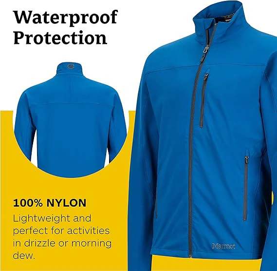 Marmot Tempo Soft Shell Jacket Blue Sapphire - Image 3