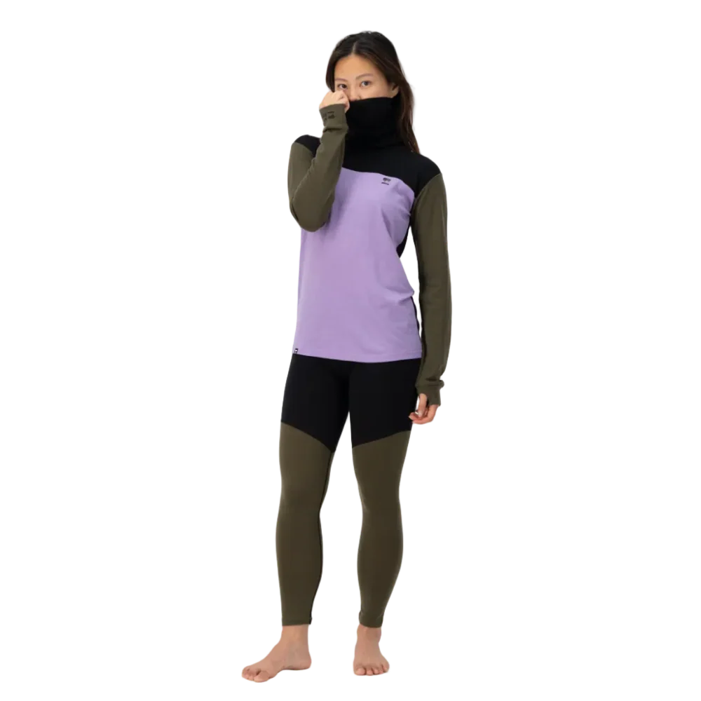 Mons Royale Yotei Merino High Neck Women's LS Top - Image 4
