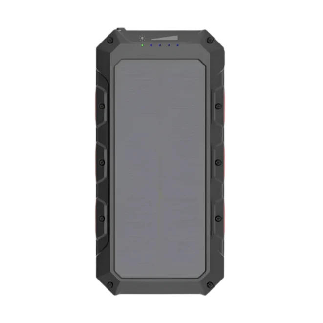 Portable Solar 30000mAh Powerbank with LED torch - Image 3
