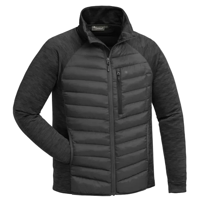 Pinewood Abisko Men's Hybrid Fleece Jacket Smoke black - Image 2