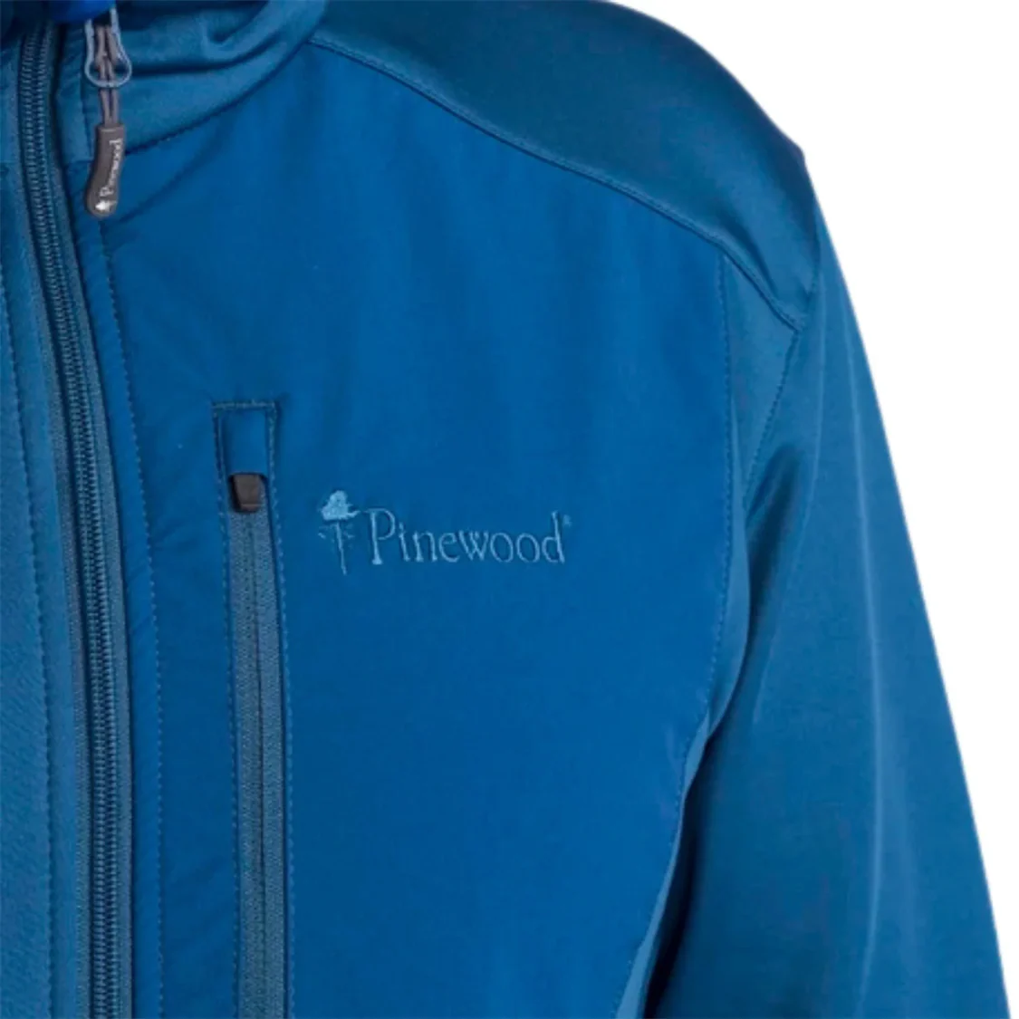 Pinewood Brenton Men's Power Fleece Aqua blue - Image 4