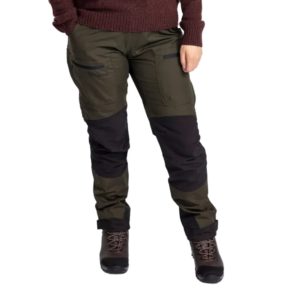 Pinewood Caribou Women’s Pants Moss Green/Black - Image 3