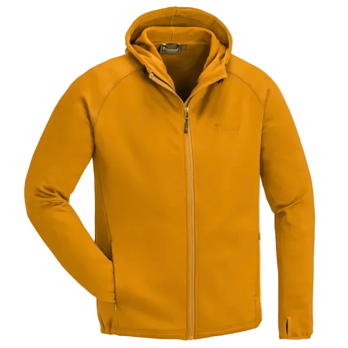 Pinewood Himalaya Active Power Fleece Hoodie Dark Mustard - Image 3
