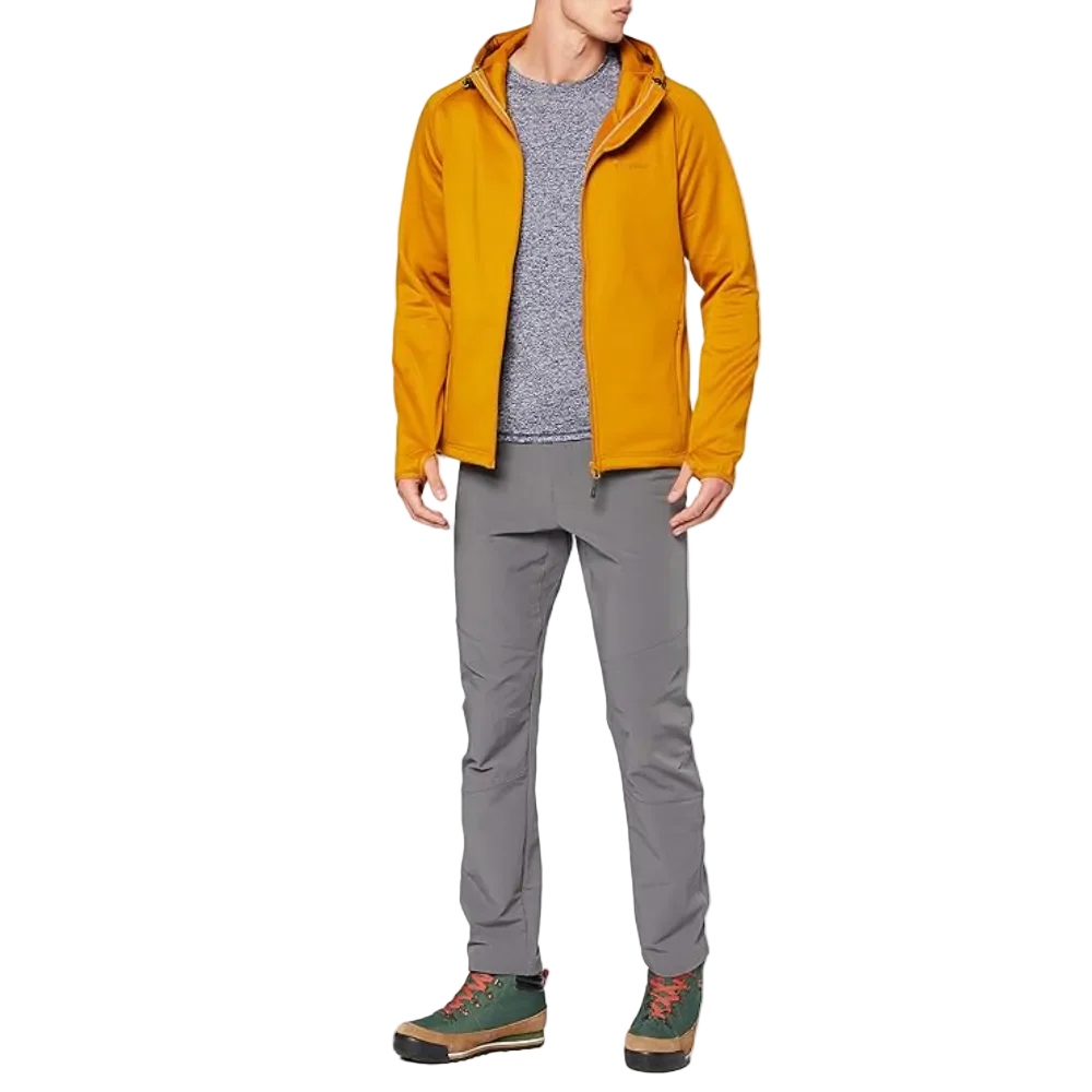Pinewood Himalaya Active Power Fleece Hoodie Dark Mustard - Image 7