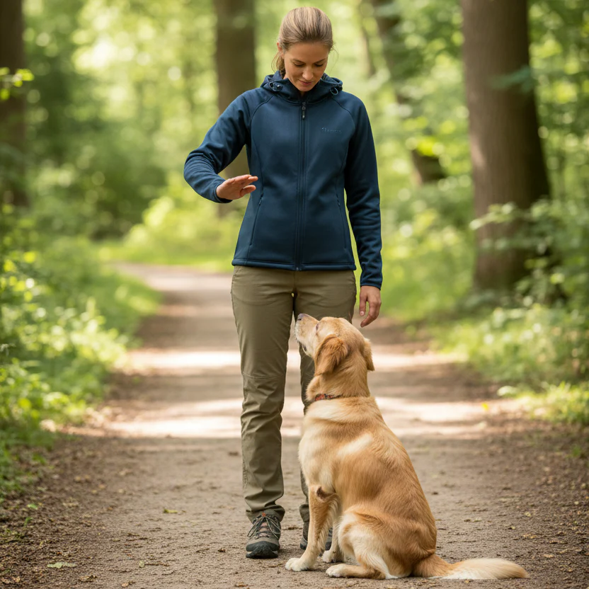 Pinewood Womens Himalaya Active Power Fleece Hoodie Dive Blue - Med - Image 2
