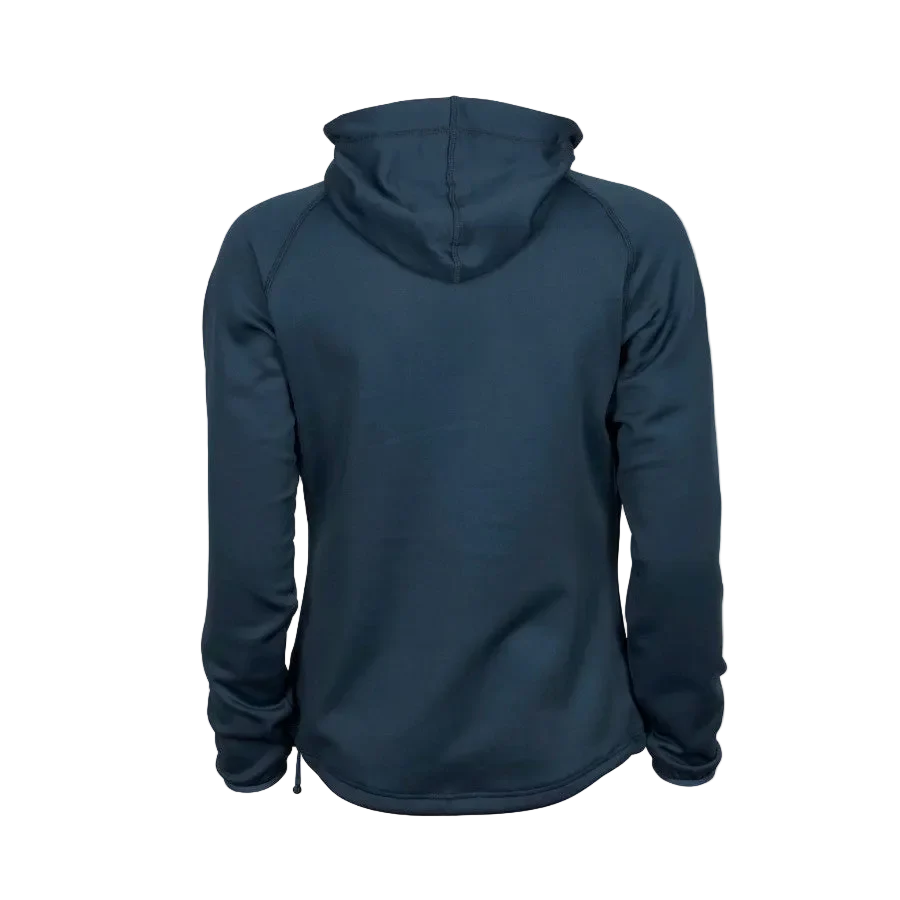 Pinewood Womens Himalaya Active Power Fleece Hoodie Dive Blue - Med - Image 3