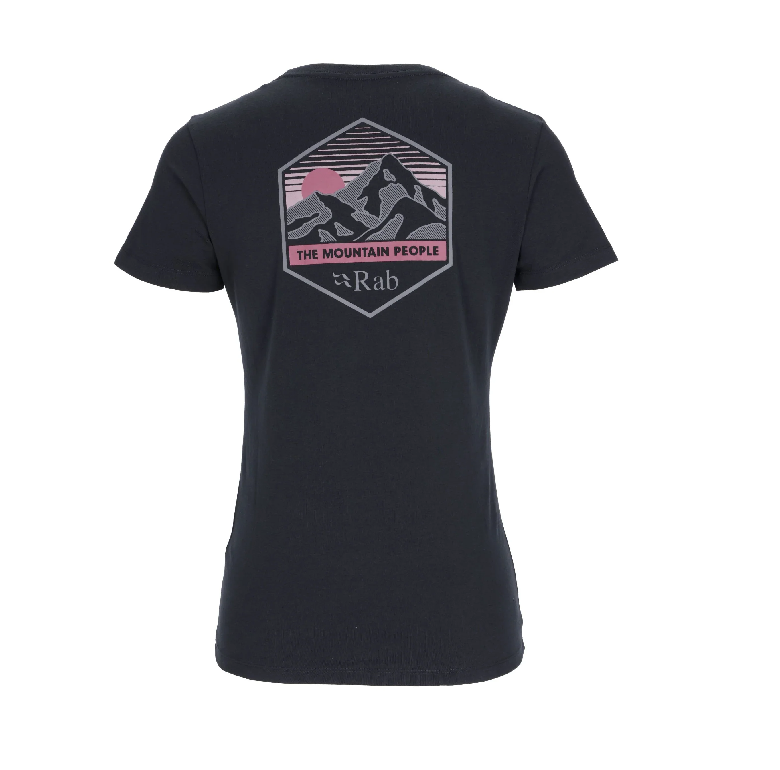 Rab Stance Mountain Peak Women's Organic Tee Beluga - Image 4