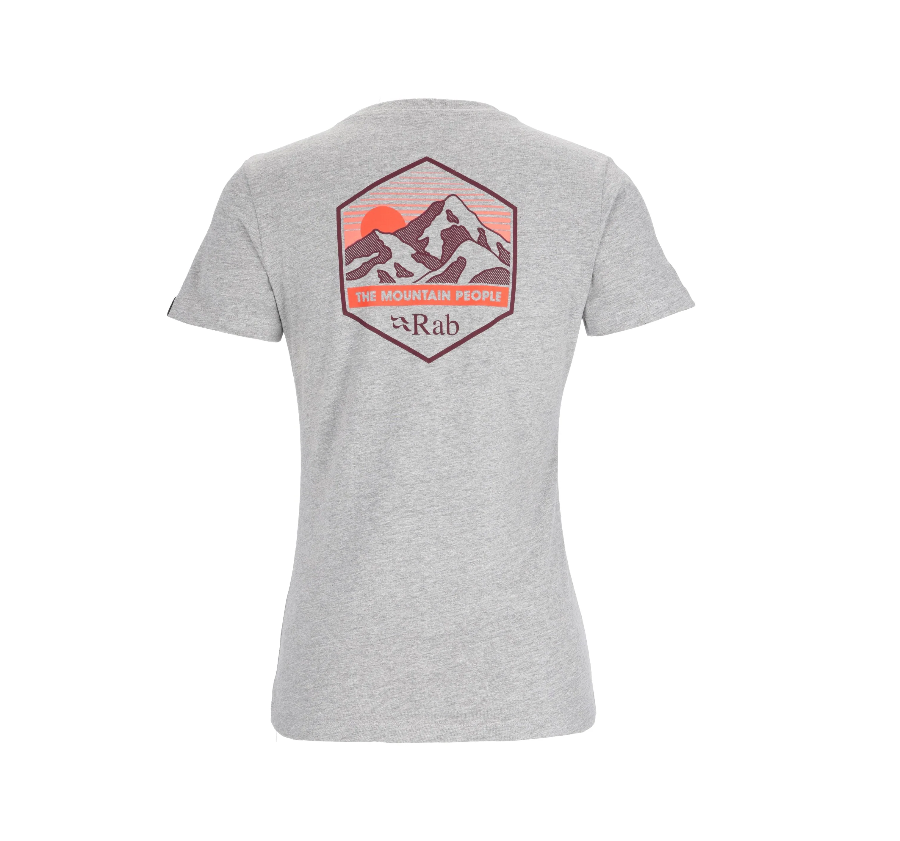 Rab Stance Mountain Peak Women's Organic Tee Grey - Image 3