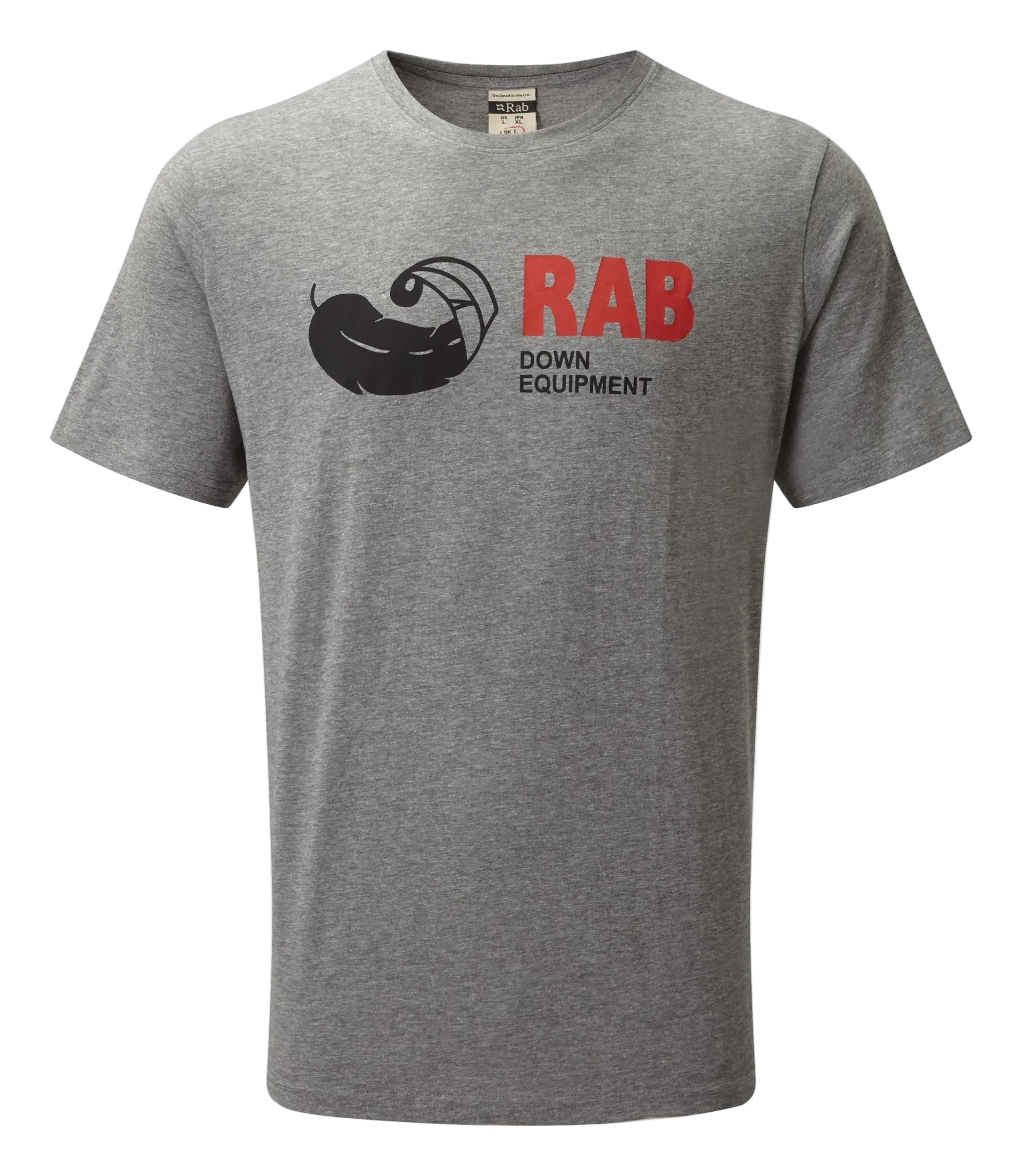 Rab Stance Vintage Men's Organic Tee Grey - Image 2
