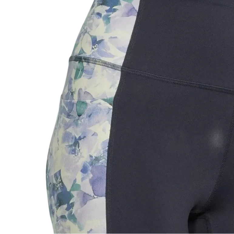 Skechers GOWALK SEASCAPE FLORAL 10"  BIKE SHORT Blue Seascape Floral - Image 5