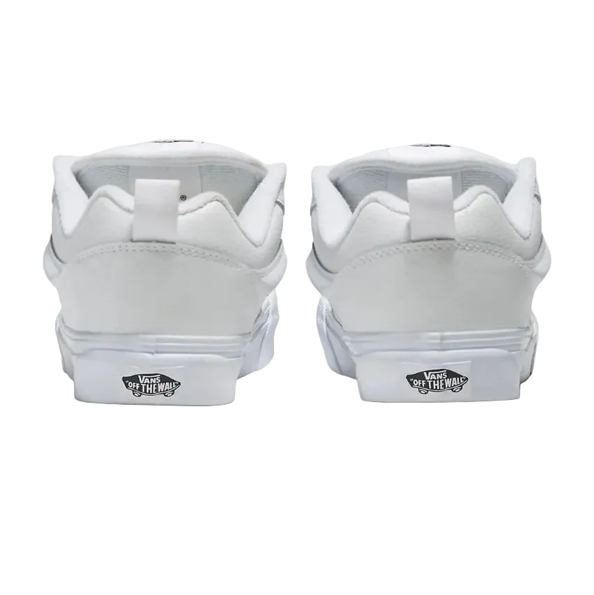 Vans Knu Skool Leather Men's Shoe True White - Image 3