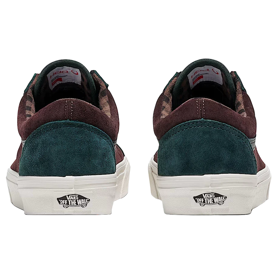Vans Old Skool Suede Men's Shoe Scarab Green/Brown - Image 4