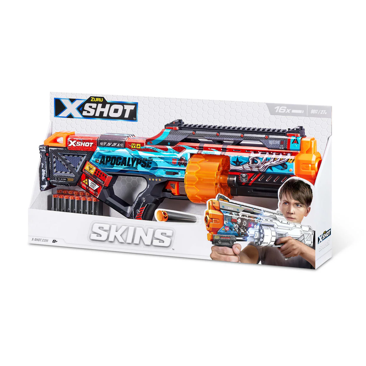Zuru X-Shot Soft Dart Gun with 16 Soft Darts - Image 3