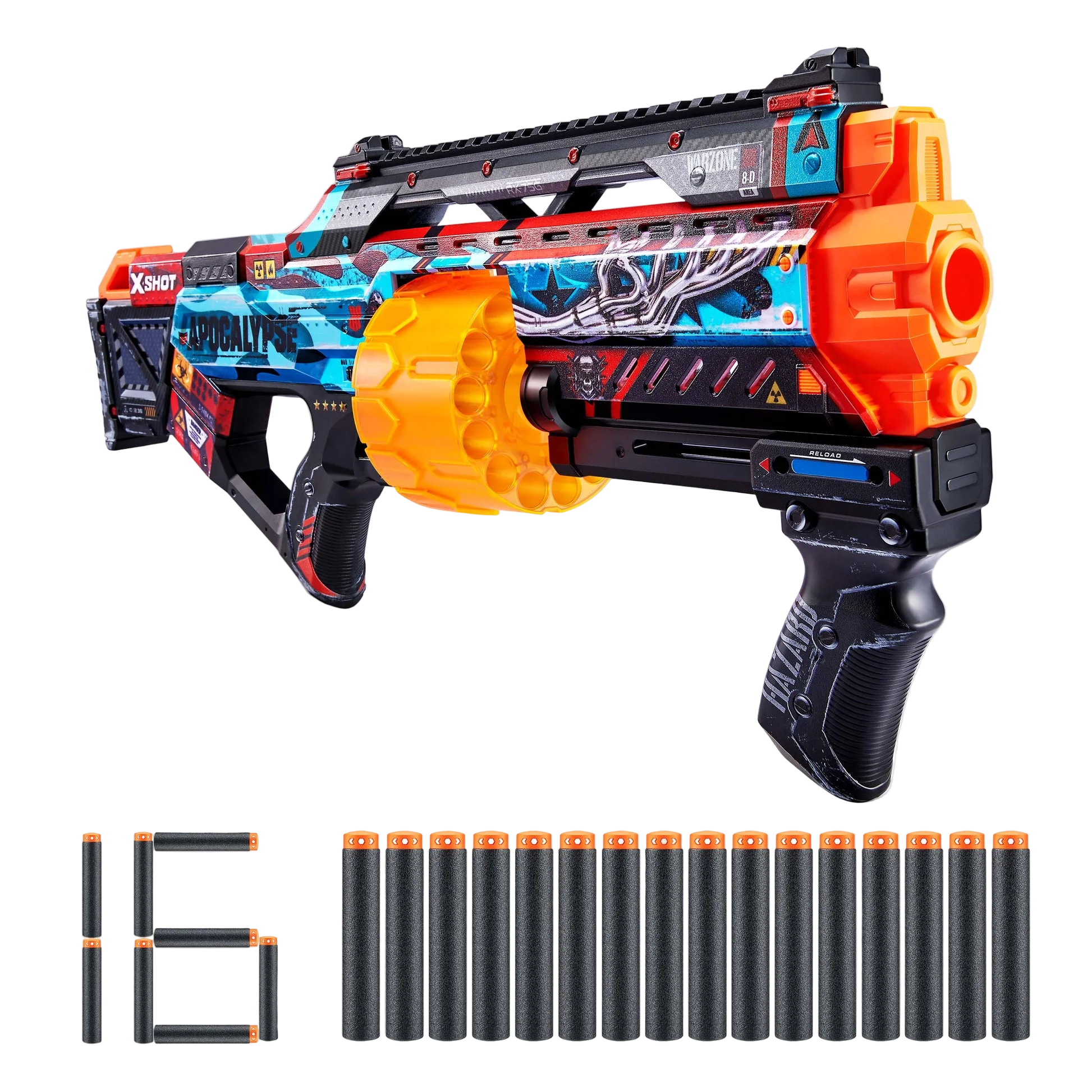 Zuru X-Shot Soft Dart Gun with 16 Soft Darts - Image 5